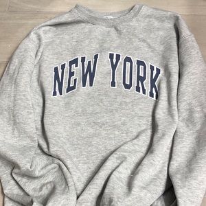 Grey Brandy New York  Crewneck